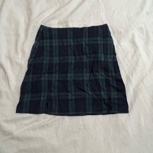 Green Plaid Brandy Skirt